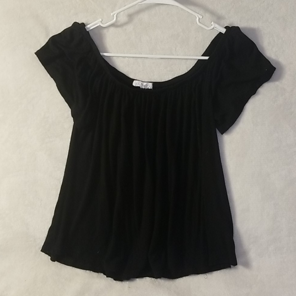 Super Soft Off-the-Shoulder/Boat Neck Blouse
